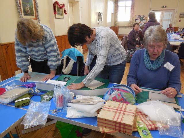 Jan P, Sue T and Jenny C. 29/11/2016 box Workshop